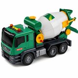 Concrete Mixer Truck With Rotating Drum Lights Sounds Green | shoptok.hr
