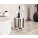 Joseph Joseph Čaša za četkice za zube od nehrđajućeg čelika u srebrnoj boji Duo Steel – | shoptok.hr