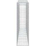  Gabionska košara s lukom 400x50x180/200 cm pocinčano željezo | Eponuda.com