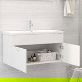 Ormarić za umivaonik bijeli 90 x 38 5 x 46 cm od iverice | shoptok.hr