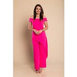 Fenzy Elegantni Asimetrični Komplet Majice I Hlače, Fuksija | shoptok.hr