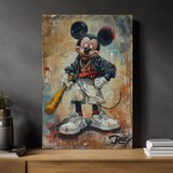  Slika STREET MICKEY na platnu | Poslikana struktura | Shoptok.si