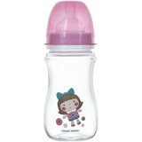 Canpol baby flašica pink doll, široki vrat, antikolik 240Ml | ePonuda.com
