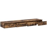  Ladice za krevet od dimljenog hrasta 135x36 5x16 5 cm od kompozitnog drveta | shoptok.hr