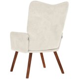 vidaXL Relaksacijski stol Cream Velvet | Shoptok.si