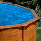 PLANET POOL bazen kit pro v 618W 610 x 375 x 132 cm - imitacija lesa | Shoptok.si