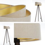  Stojeća lampa GALAXY 1xE27/60W/230V bež/braon | Eponuda.com