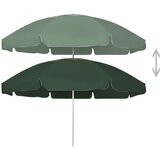  Suncobran za plažu zeleni 240 cm | shoptok.hr