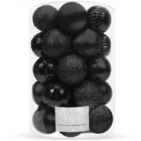  Kuglice za Božićno Drvce 6 cm 20 kom. Crne | shoptok.hr