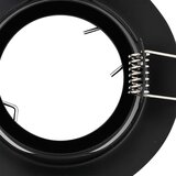  Svetila Set 24 Črna Plastika 9 cm Moderna Vgrajena svetila | Shoptok.si