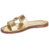 Michael Kors Natikači ERIN FLAT SANDAL Pozlačena | Shoptok.si