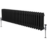 Monster tradicionalni radiator s 3 stebri - 300 x 1192 mm - črn, (21569981) Cene