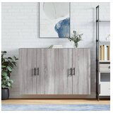 vidaXL Stenska omarica 2 kosa siva sonoma 69,5x34x90 cm | Shoptok.si
