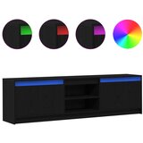 TV Jedinice 2 pcs Crna 180 x 34 x 50 cm Konstruirano drvo | shoptok.hr