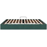  Otomanski krevet s pohranom Tamnozelena 160 x 200 cm Baršun | shoptok.hr