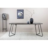 Venture Home Petra pravokutni blagovaonski stol 190 × 90 cm, crni | shoptok.hr