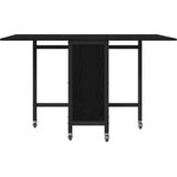  Sklopivi blagovaonski stol s kotačićima 130 x 80 x 76,5 cm | shoptok.hr