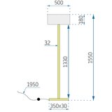 Toolight Podna svjetiljka App966-3F | shoptok.hr