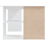  Kutni radni stol bijeli 145 x 100 x 76 cm konstruirano drvo | shoptok.hr