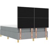  Krevet s opruga kutije Svjetlosiva 190 x 140 cm tkanina | shoptok.hr