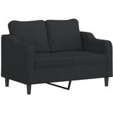  4-dijelni set sofa s jastucima crni od tkanine | shoptok.hr