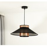 Duolla - Visilica na sajli RIO SHINY 1xE27/15W/230V, prečnik 45 cm, crna/bakrena | Eponuda.com