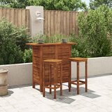 vidaXL barska miza 110x50x105 cm trden akacijev les | Shoptok.si
