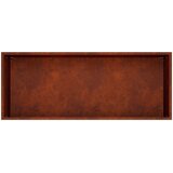  Vrtna saksija Rđa 100 x 40 x 40 cm Otporni čelik | shoptok.hr
