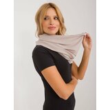 Fashion Hunters Women's beige viscose scarf cene