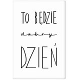  Slika - Art of Words (1-part) - Inspirational Black Text on White 40x60 Na talijanskom platnu | shoptok.hr