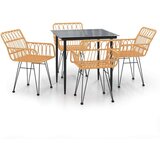  5-dijelni vrtni blagovaonski set od poliratana | shoptok.hr