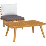 Maison Chic Seti vrtnega pohištva - Vrtna garnitura - Vrtni pohištvo set 2-delna z blazinami trden akacijev les, (21809663) | Shoptok.si