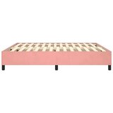  Za krevet s oprugama ružičasti 160x200 cm baršunasti | shoptok.hr