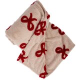 Tiseco Home Studio Crvena/bež deka s božićnim motivom od mikropliša 150x200 cm XMAS – | shoptok.hr