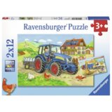 Ravensburger 2x12 delna sestavljanka Delo na kmetiji 076161 | Shoptok.si