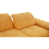 XORA sedežna garnitura, gladka tkanina oranžna | Shoptok.si