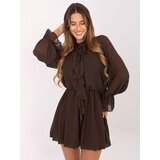 RUE PARIS Dress-MI-SK-A1554.26-brown | shoptok.hr