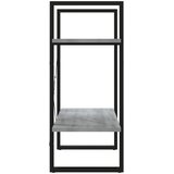 Ormarić za knjige sivi hrast 60 x 30 x 70 cm konstruirano drvo | shoptok.hr