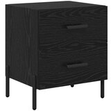 Noćni ormar s ladicama 2 pcs Crni hrast 40 x 35 x 47.5 cm | shoptok.hr