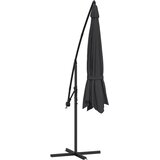  Konzolni vrtni suncobran s aluminijskim stupom 350 cm crni | shoptok.hr