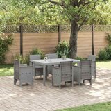  Stol za vrt Svjetlosiva 150 x 100 x 73 cm poliratan Cijene