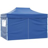  Sklopivi Pop-up Šator sa 4 Panela 3x4,5 m Plavi | shoptok.hr