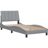  Okvir kreveta bez madraca Hanko svjetlosivi 90x200 cm od tkanine | shoptok.hr