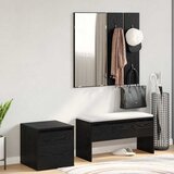  Set namještaja za predsoblje 3 pcs Crni hrast 80 x 31 x 40 cm | shoptok.hr