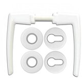 Madras doo Beograd Kvaka MARA za drvena vrata, sa ROZETOM-CILINDAR, bronzana BANE (1600.88.249) | ePonuda.com