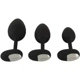 set vibracijskih analnih čepova (crni)
