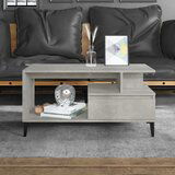 The Living Store Klubska mizica betonsko siva 90x49x45 cm inženirski les - Klubska Mizica, (21781177) | Shoptok.si