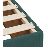 vidaXL Box spring postelja z vzmetnico temno zelen 140x190 cm žamet | Shoptok.si