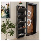Hanah home Ormar za cipele 5 Piece Metal Anthracite | ePonuda.com