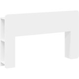  Glava kreveta s ormarićem s pohranom Bijeli 135 x 18,5 x 80 cm | shoptok.hr